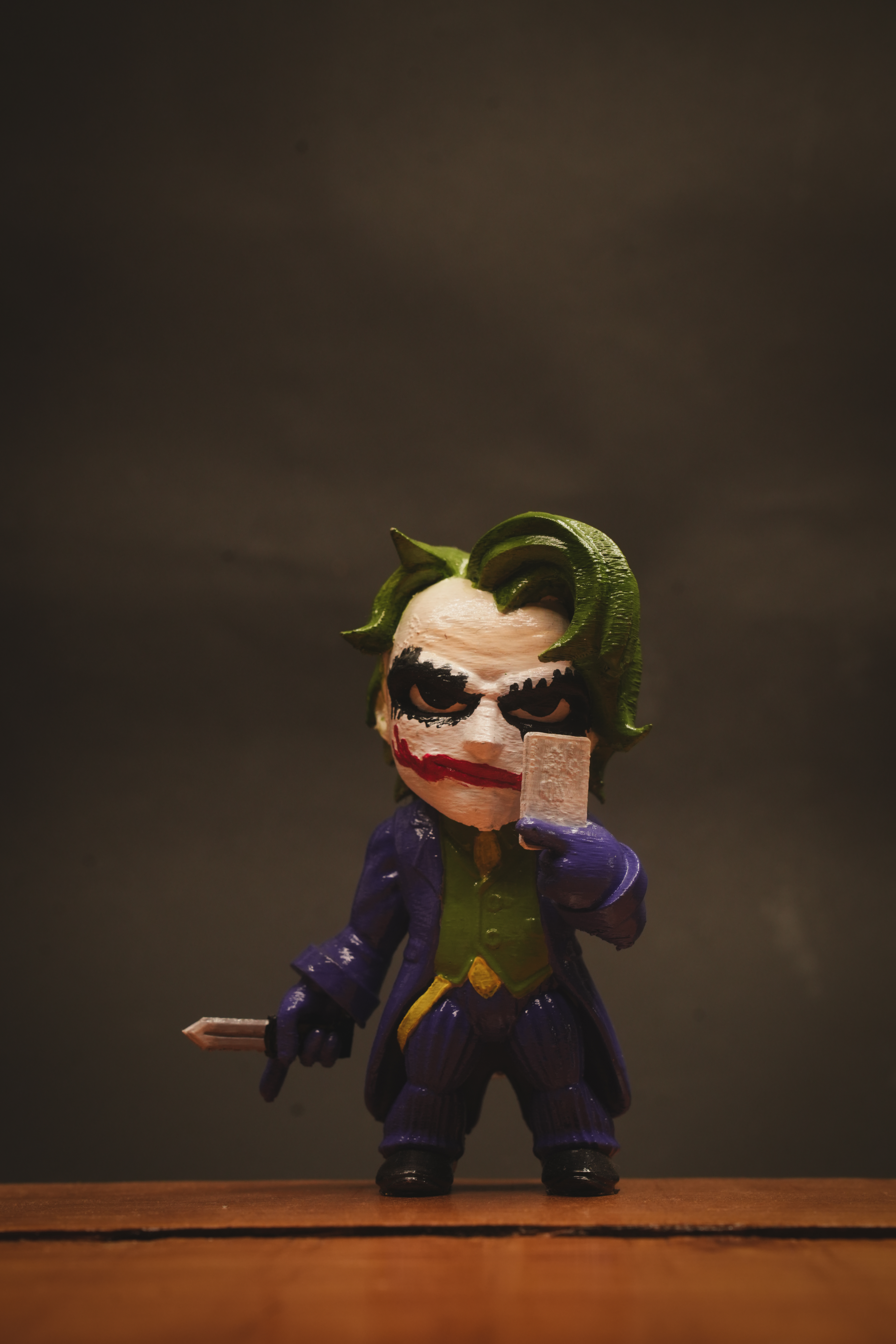 Chibi-style Joker figurine