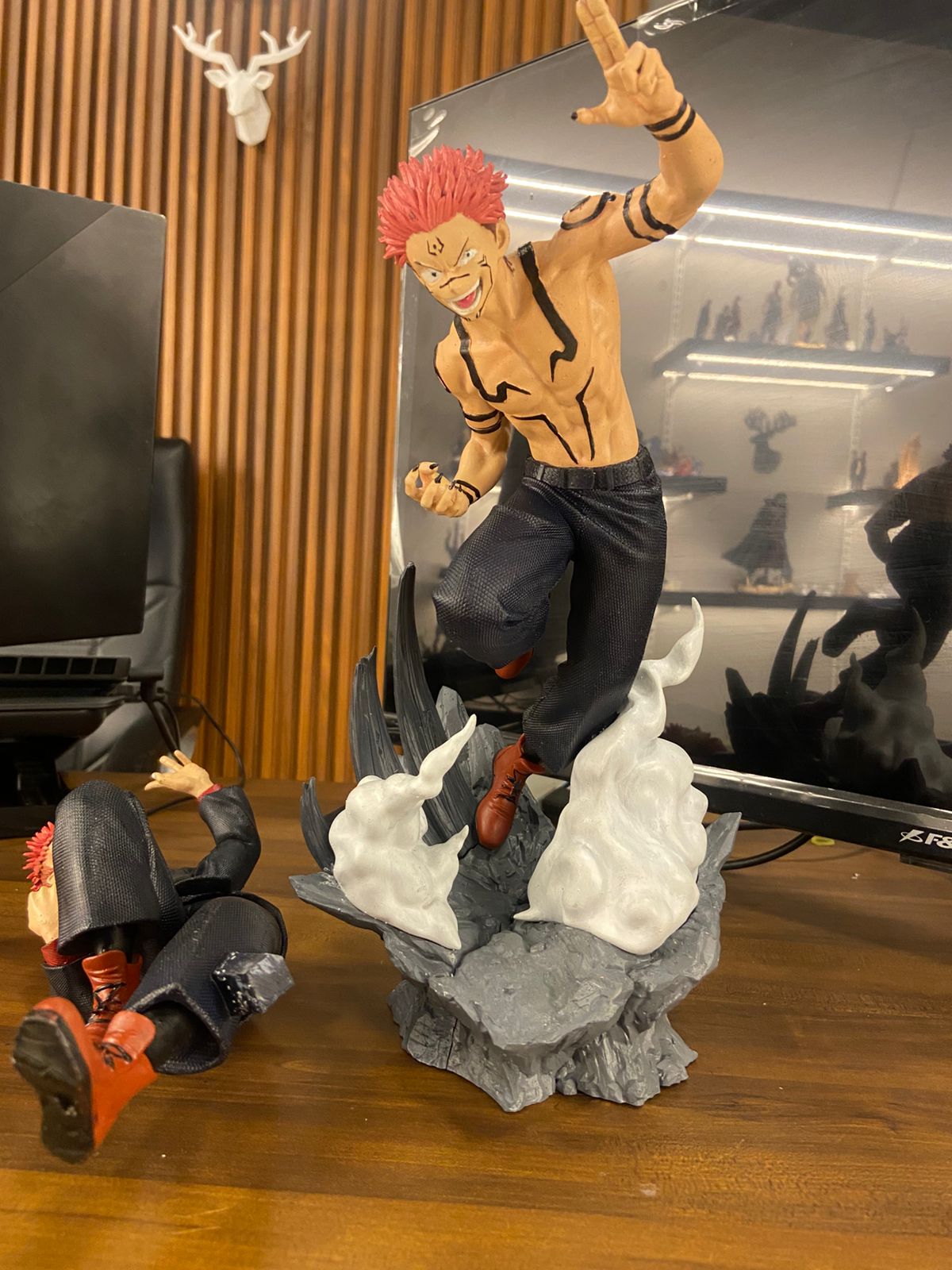 Sukuna & Yuji Itadori – Duality Statue ☯️