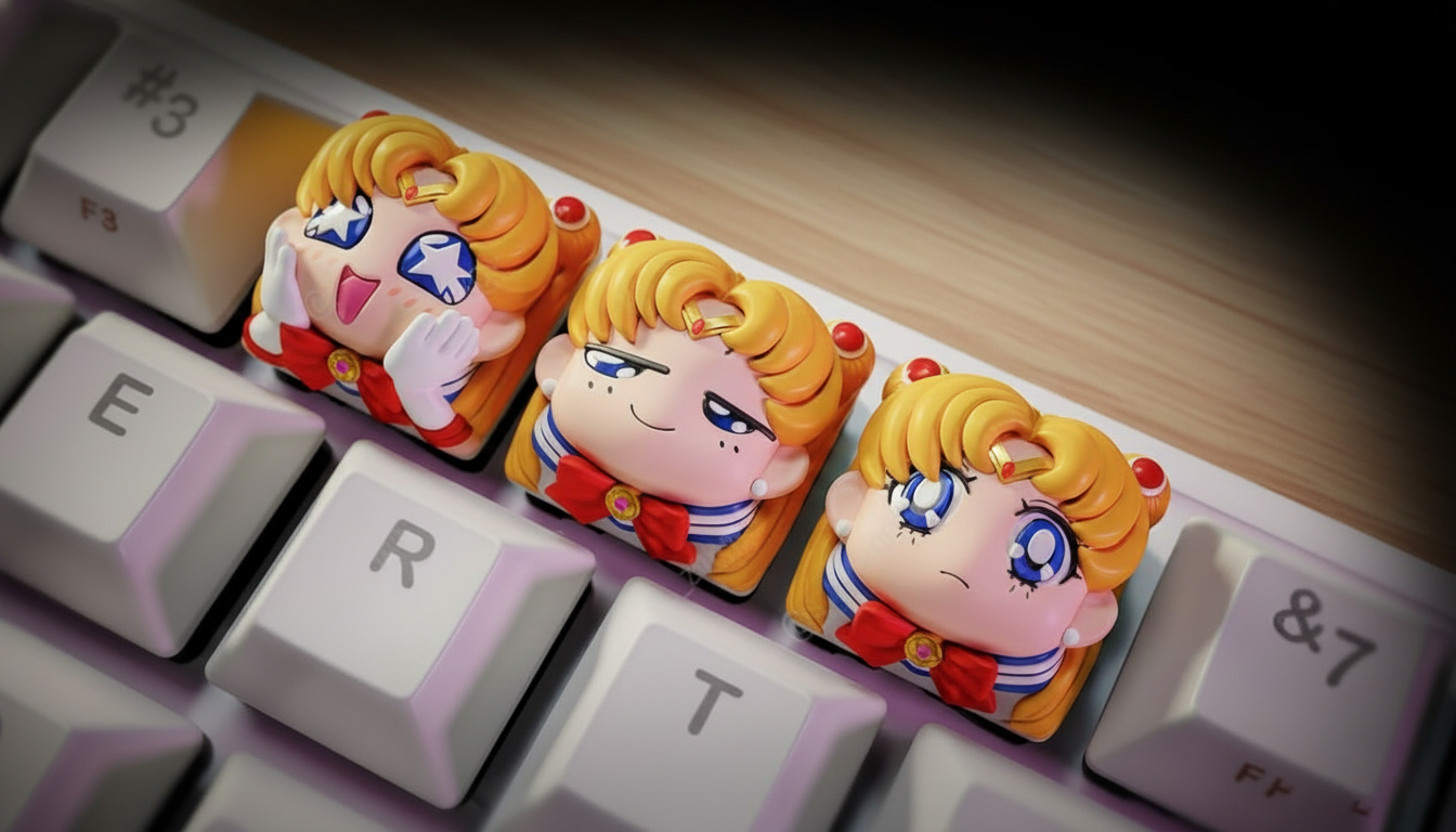 Sailor Moon Expressive Keycaps 💖
