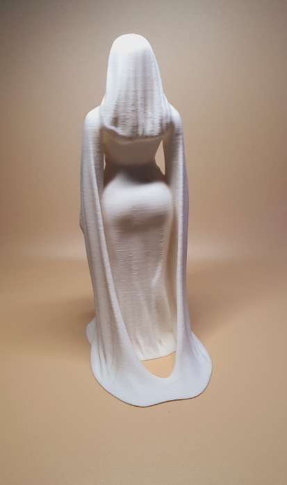 🕯️ The Ghostly Veiled Bride – A Haunting Masterpiece of Shadow and Light