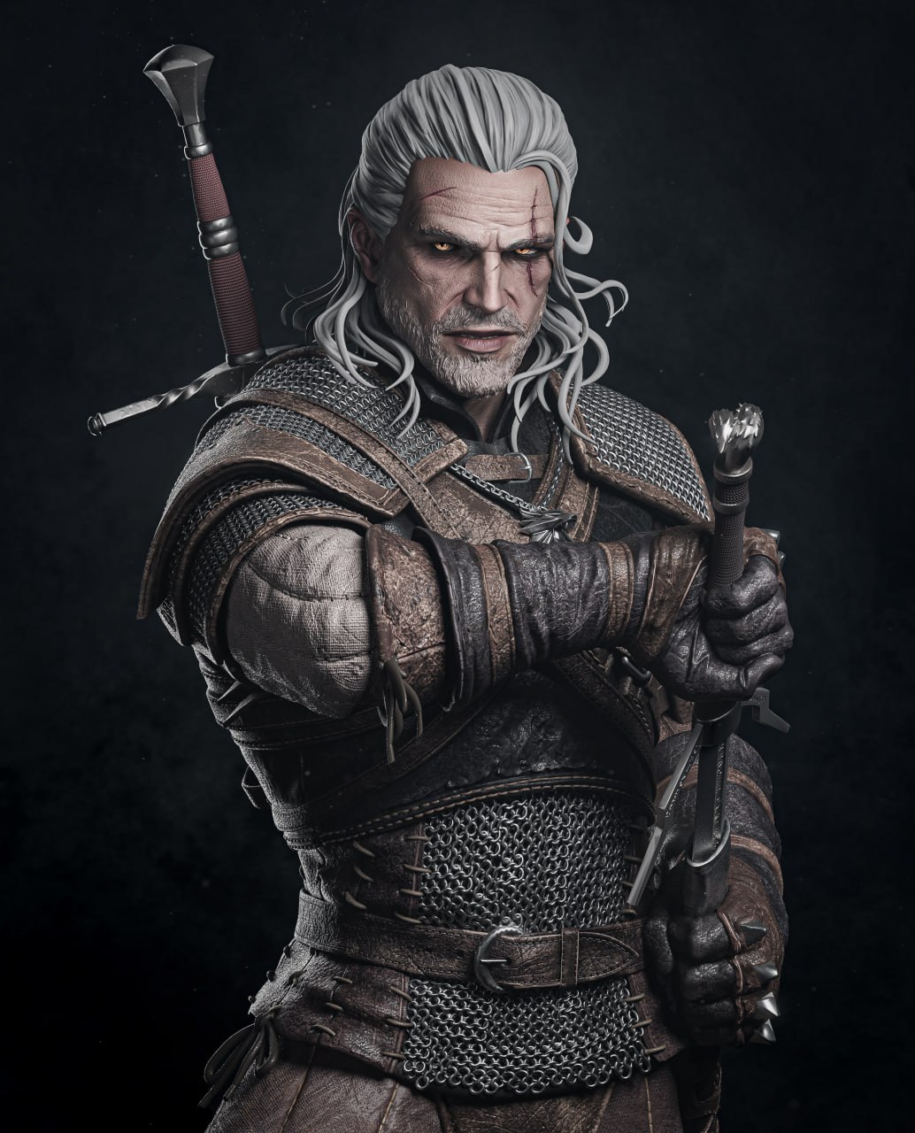 Geralt of Rivia – The White Wolf ⚔️