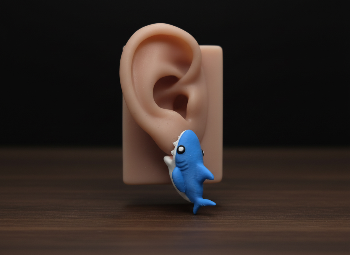 Shark Earring