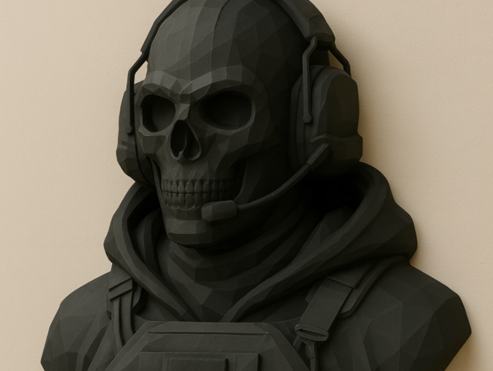 💀 The Lieutenant’s Sentinel: Ghost Wall Art