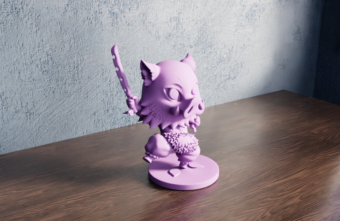 Inosuke Hashibira: The Beast Breather | Chibi Edition