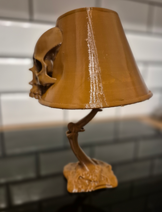 💀 The Bone-Chiller Desk Lamp – Illuminate the Shadows