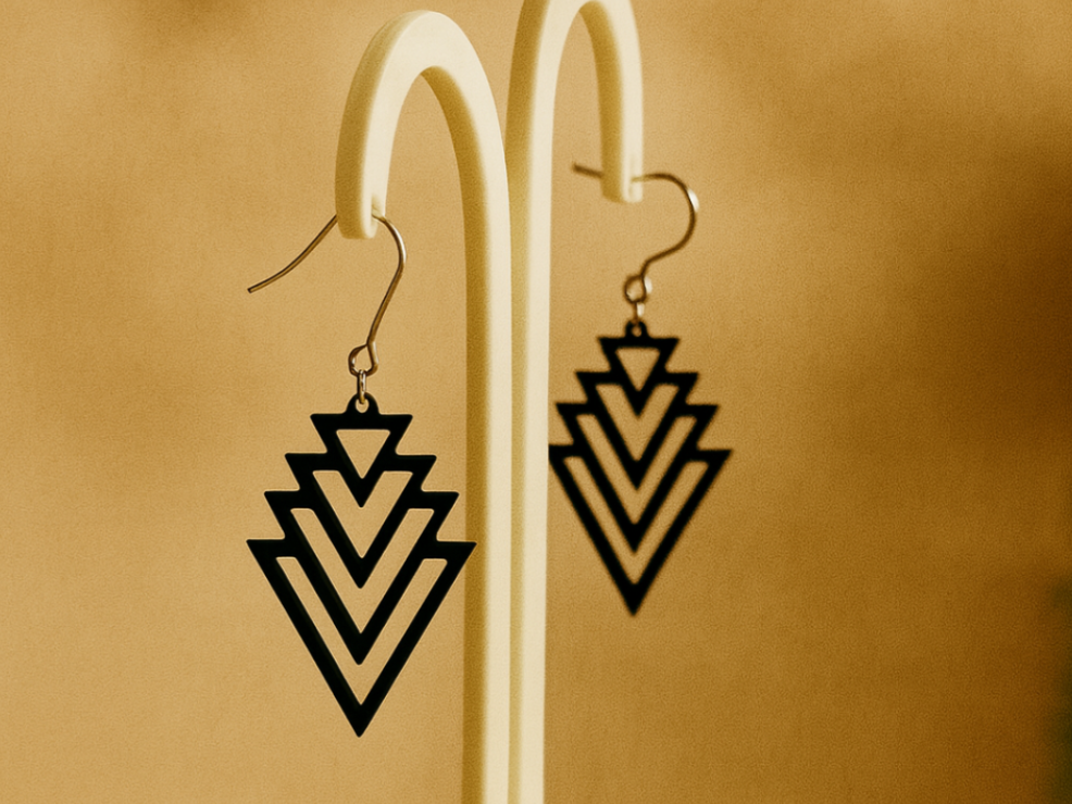 Apex Geo-Triangle Earrings ✨