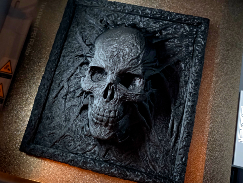 Living Tree Skull 3D Art Wall Hang 💀