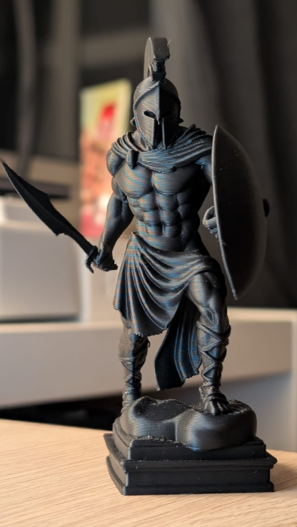 🛡️ Spartan Warrior Sculpture – The Bronze-Age Behemoth