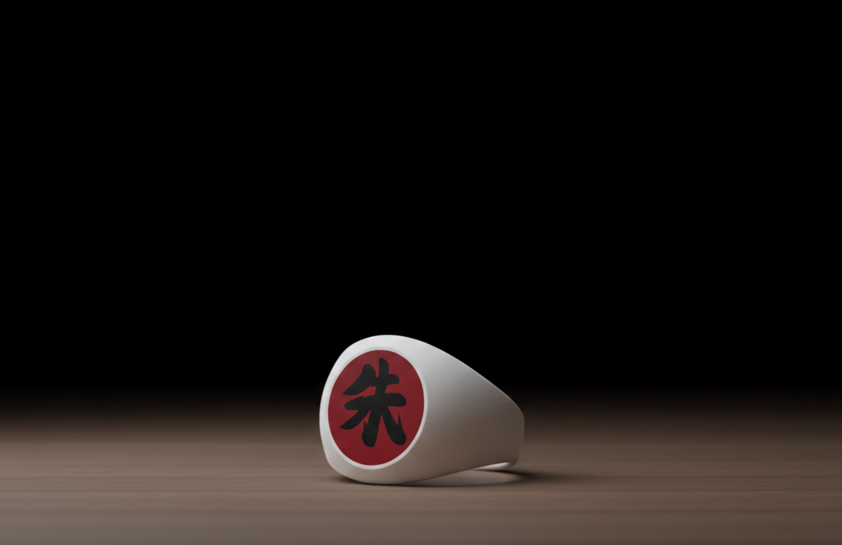🔴 Ring of Itachi Uchiha – The Shu Symbol