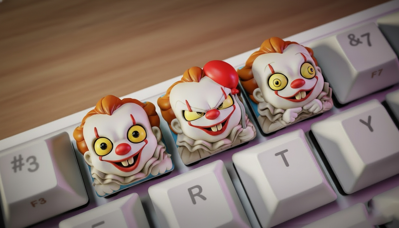 IT Clown (Pennywise) Keycaps 🎪
