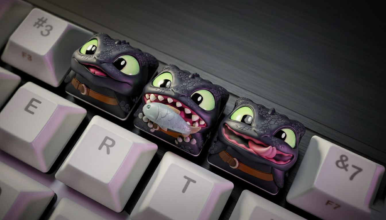 Toothless Artisan Keycap ⌨️