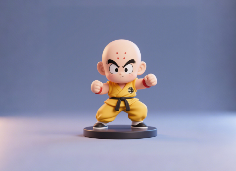 Krillin: The Strongest Earthling | Chibi Edition