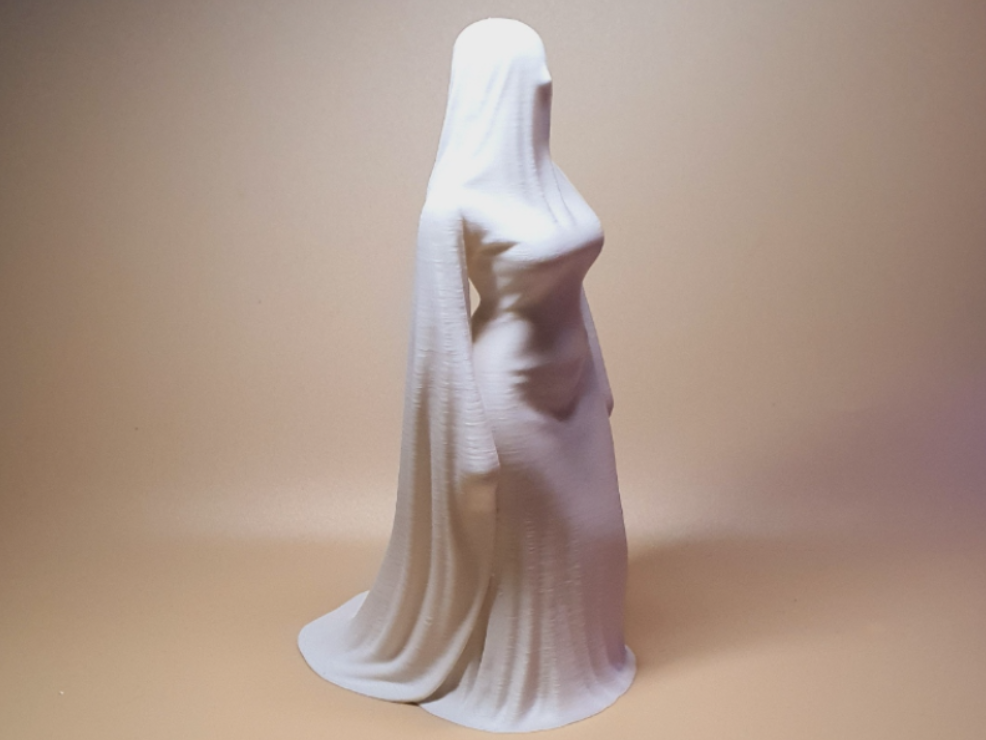 🕯️ The Ghostly Veiled Bride – A Haunting Masterpiece of Shadow and Light