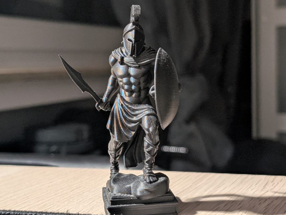 🛡️ Spartan Warrior Sculpture – The Bronze-Age Behemoth