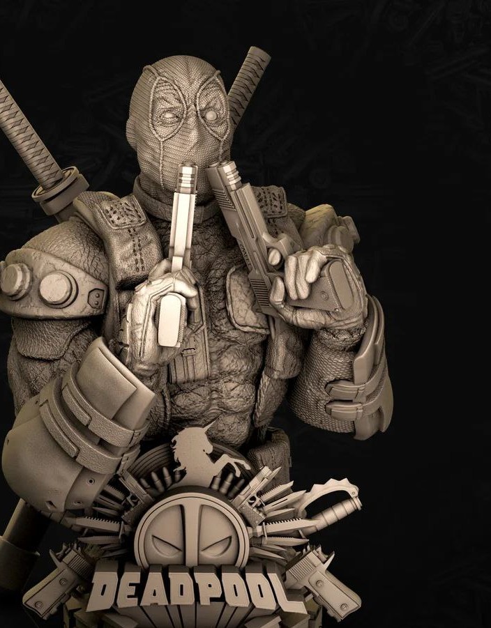 Deadpool Bust – The Merc Head 🖕