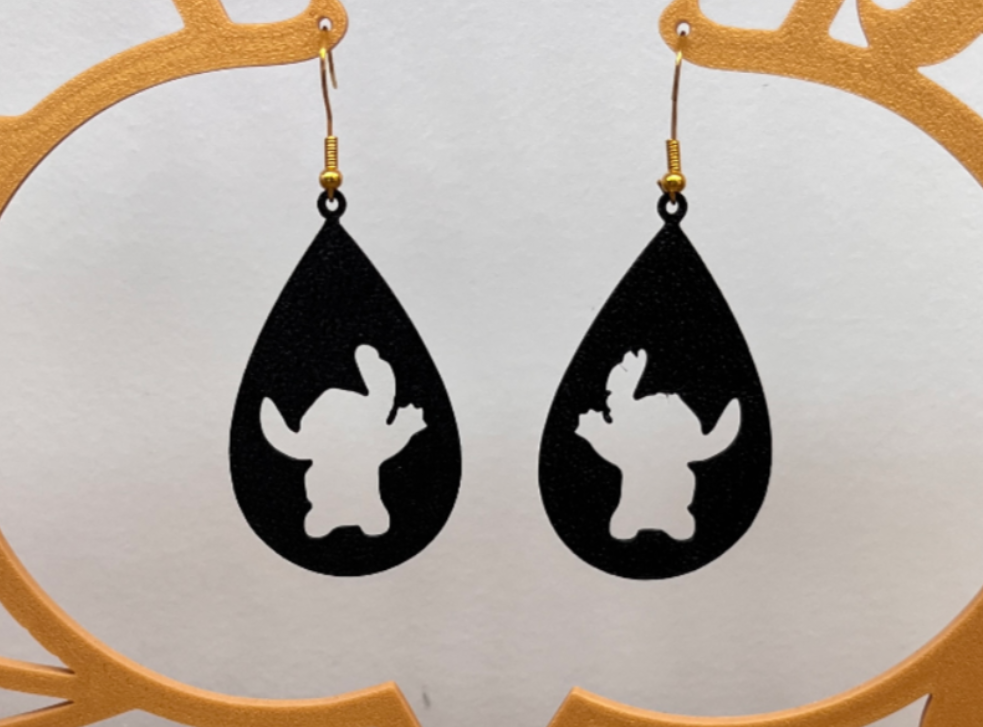 Experiment 626 (Stitch) Earrings 💙