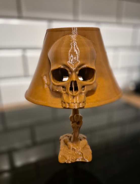 💀 The Bone-Chiller Desk Lamp – Illuminate the Shadows