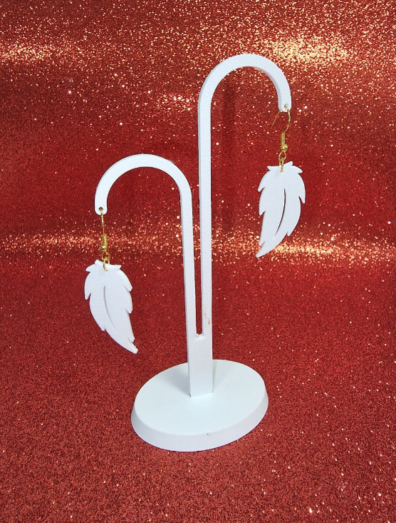 Ethereal Flight Feather Earrings 🌿