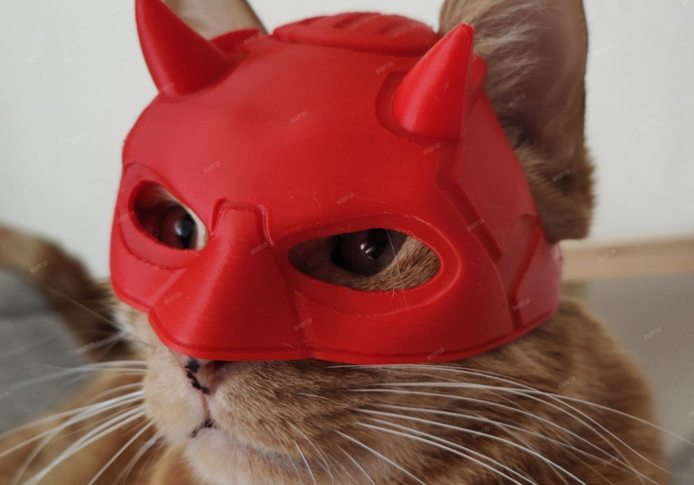 Daredevil Cat Mask – Feline Justice 🐾