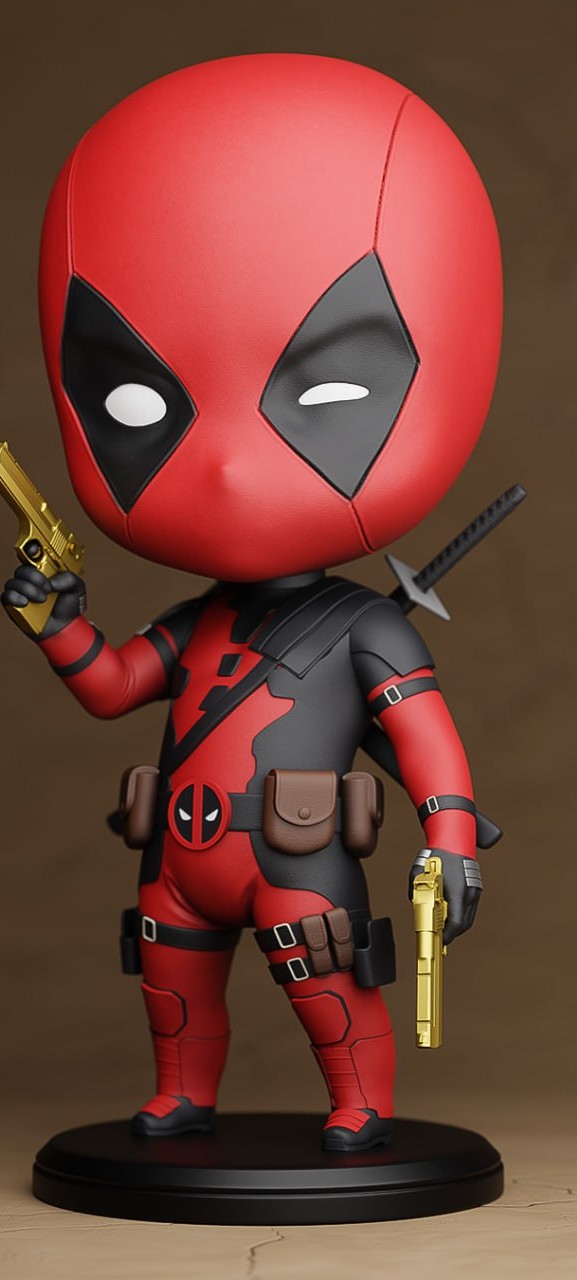 Deadpool Chibi – Tiny Merc, Maximum Quips 🌮