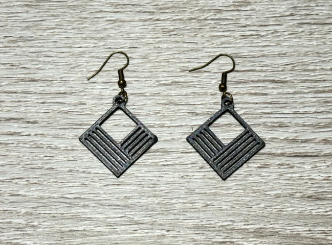 Square earring