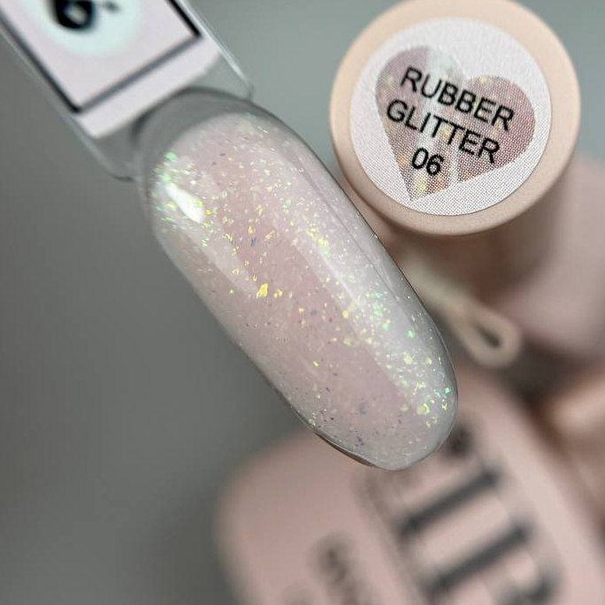 Base Rubber Glitter 06 IB Nails – 10ml