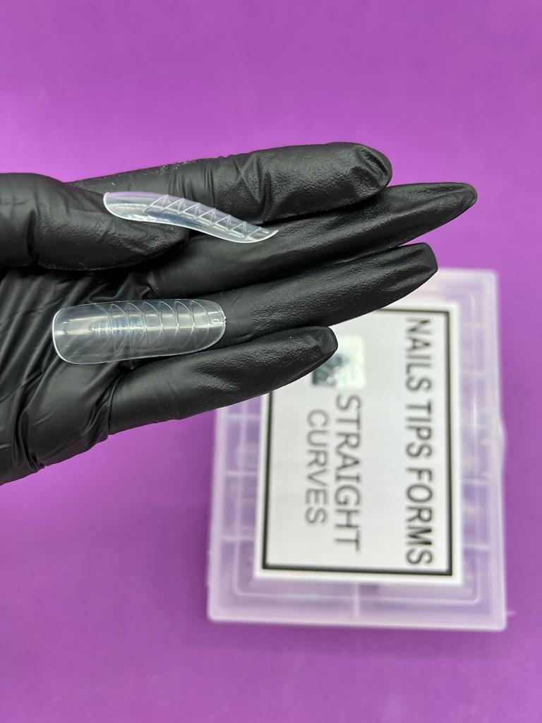 Tips Nails Forms «Straight Curves»