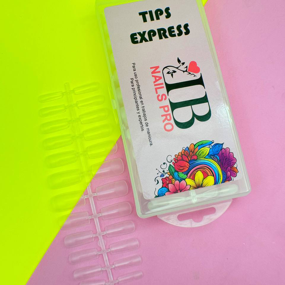 Tips Express SQUARE 240 unidades en caja IB Nails PRO