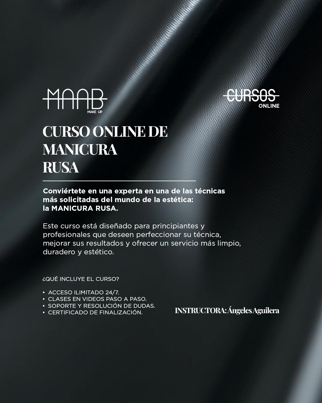 Curso online de manicura rusa