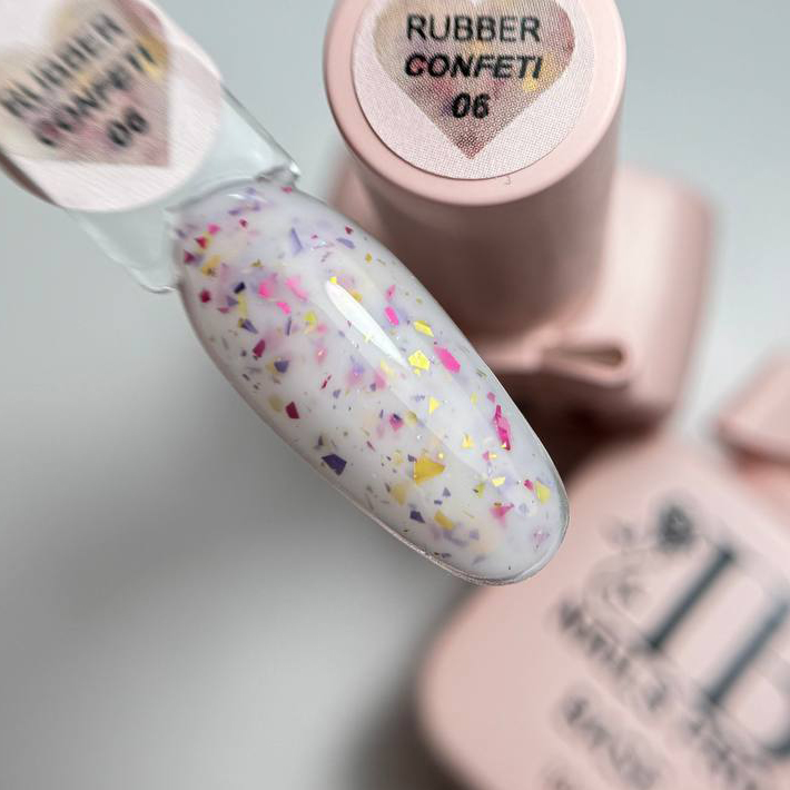 Base Rubber Confeti 06 IBnailPRO – 10ml