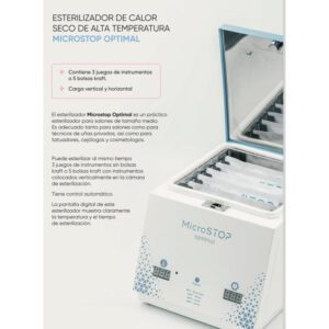 ESTERILIZADOR DE CALOR SECO, HORNO MICROSTOP OPTIMAL (5 BOLSAS)