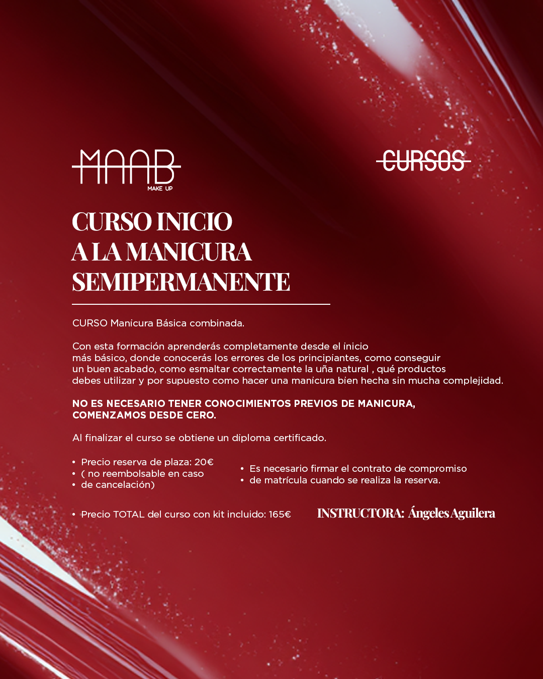 Curso inicio a la manicura semipermanente