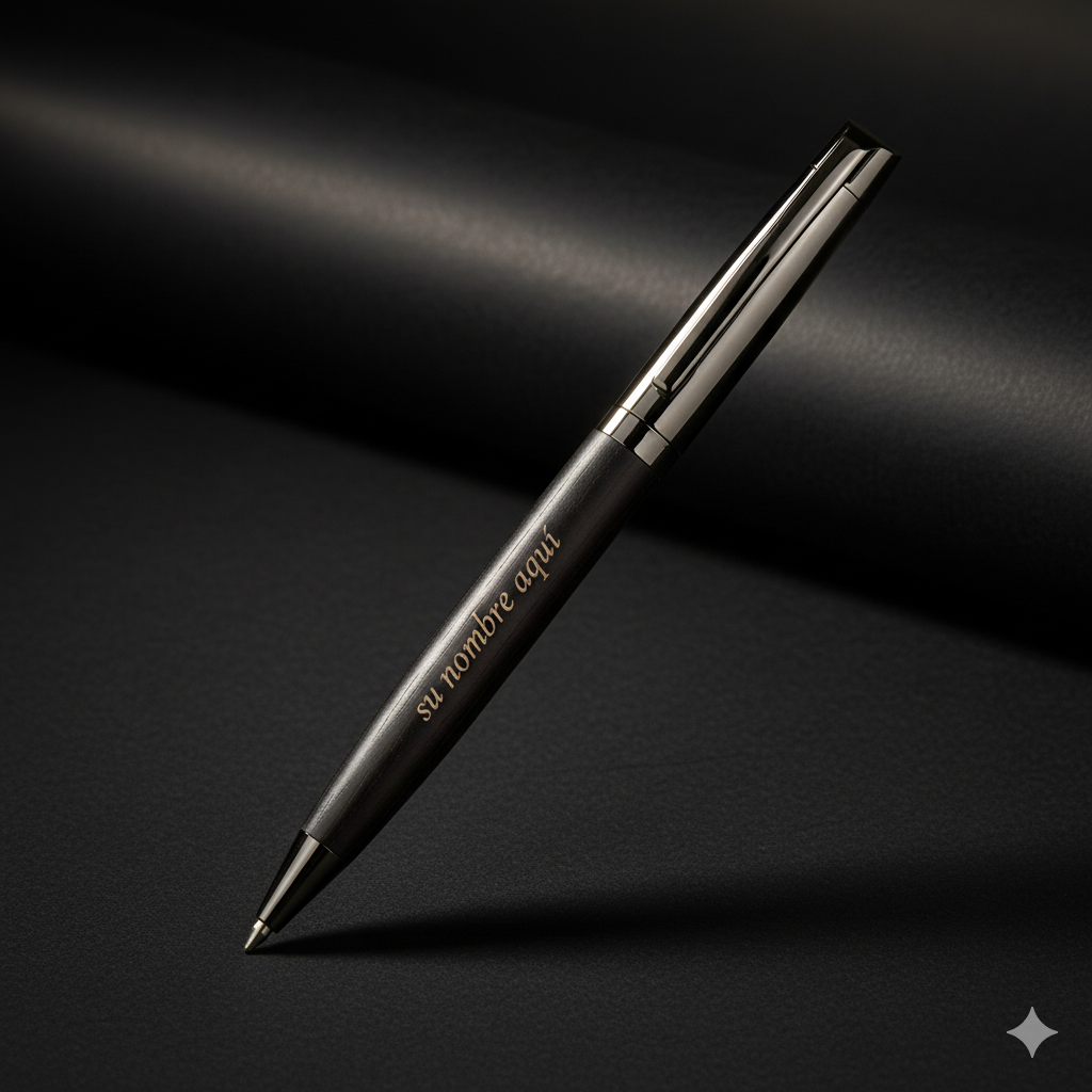 Bolígrafo de lujo en metal listo para personalización