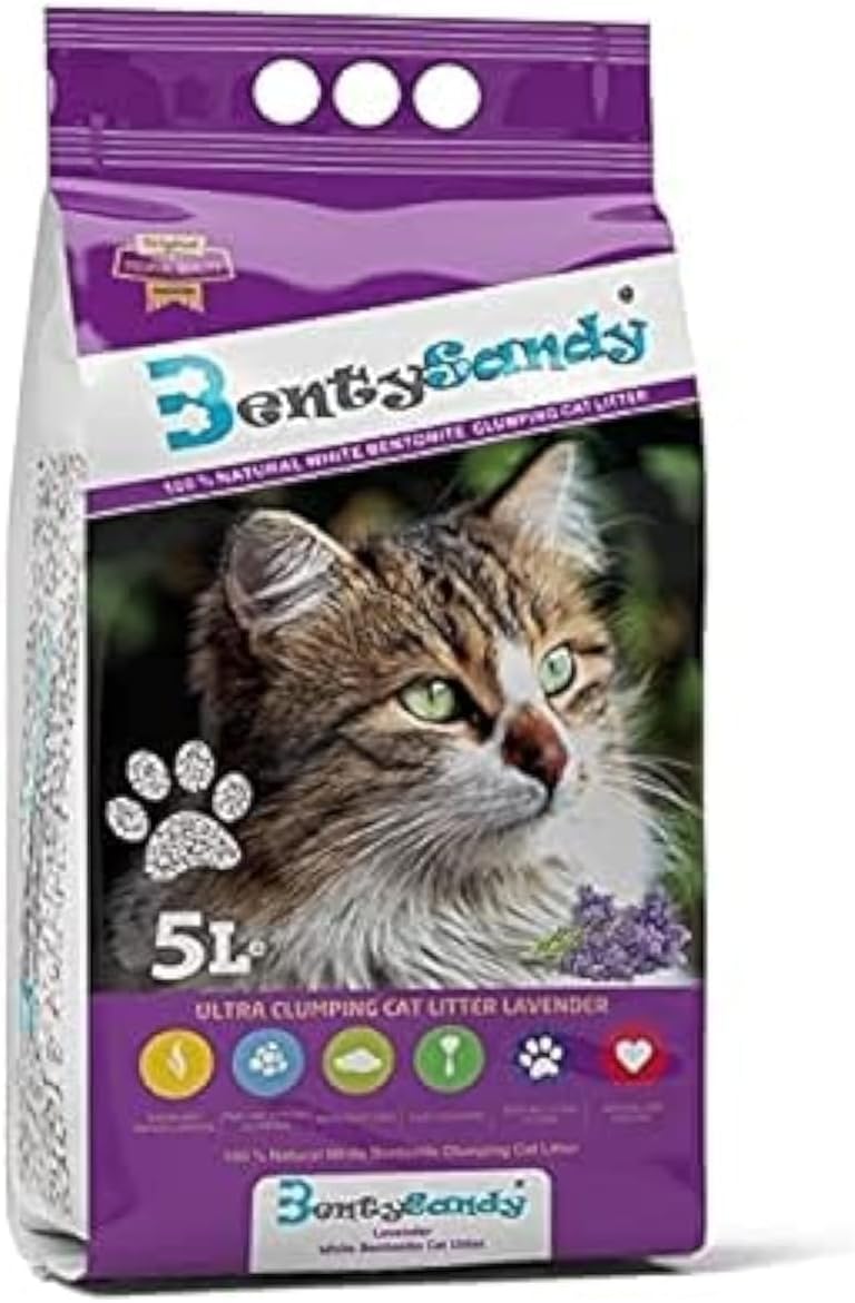 BentySandy Ultra Clumping Cat Litter Lavender 5L