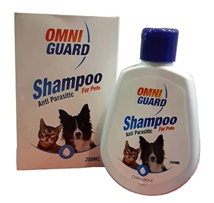 Omni Guard shampoo anti parasitic for cat and dogs