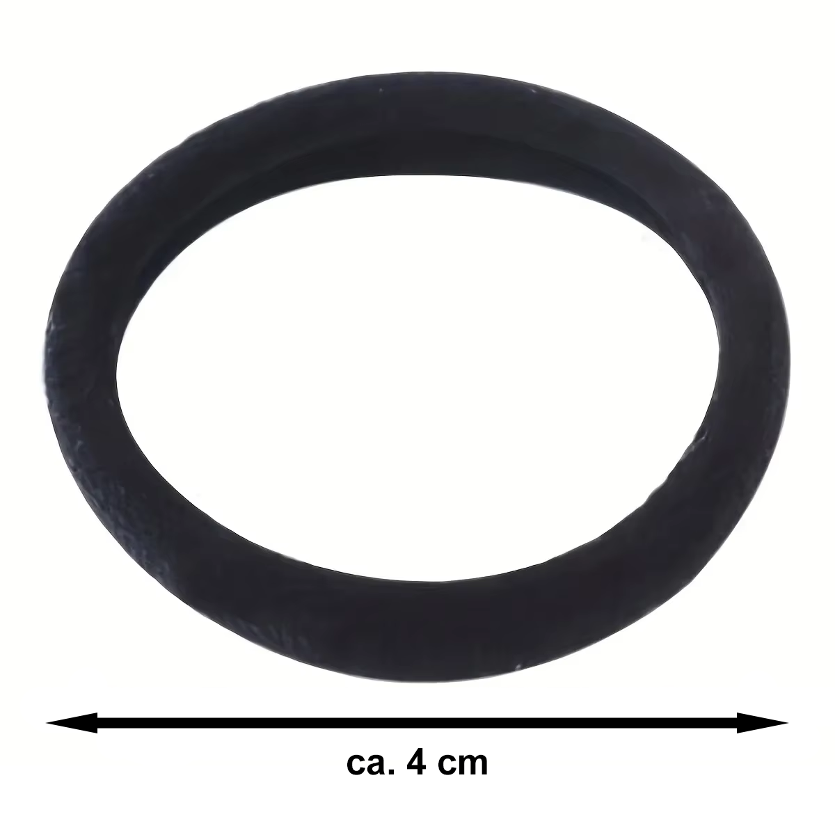 Schwarze Haargummis