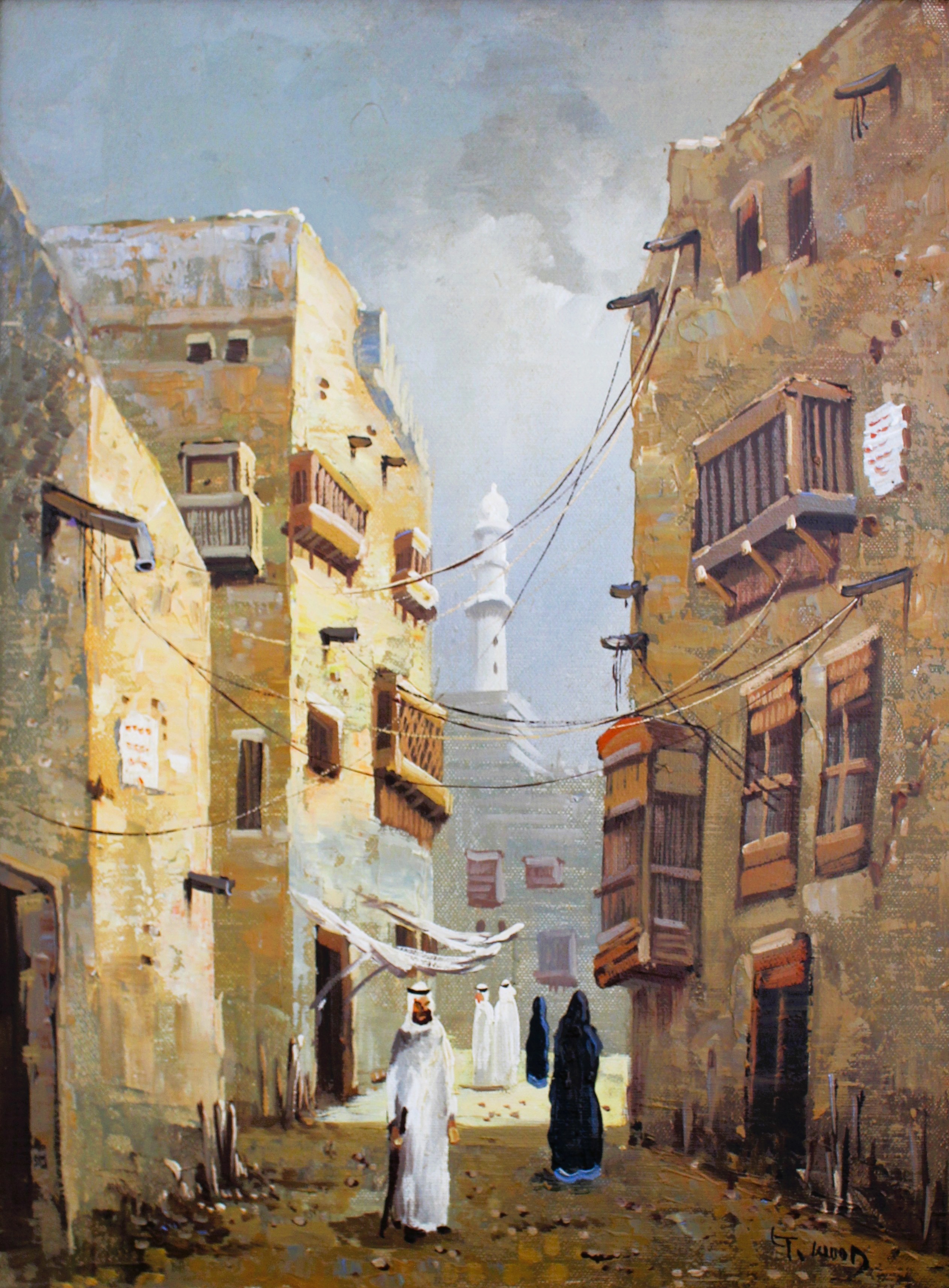 Traditional Middle Eastern Street Painting