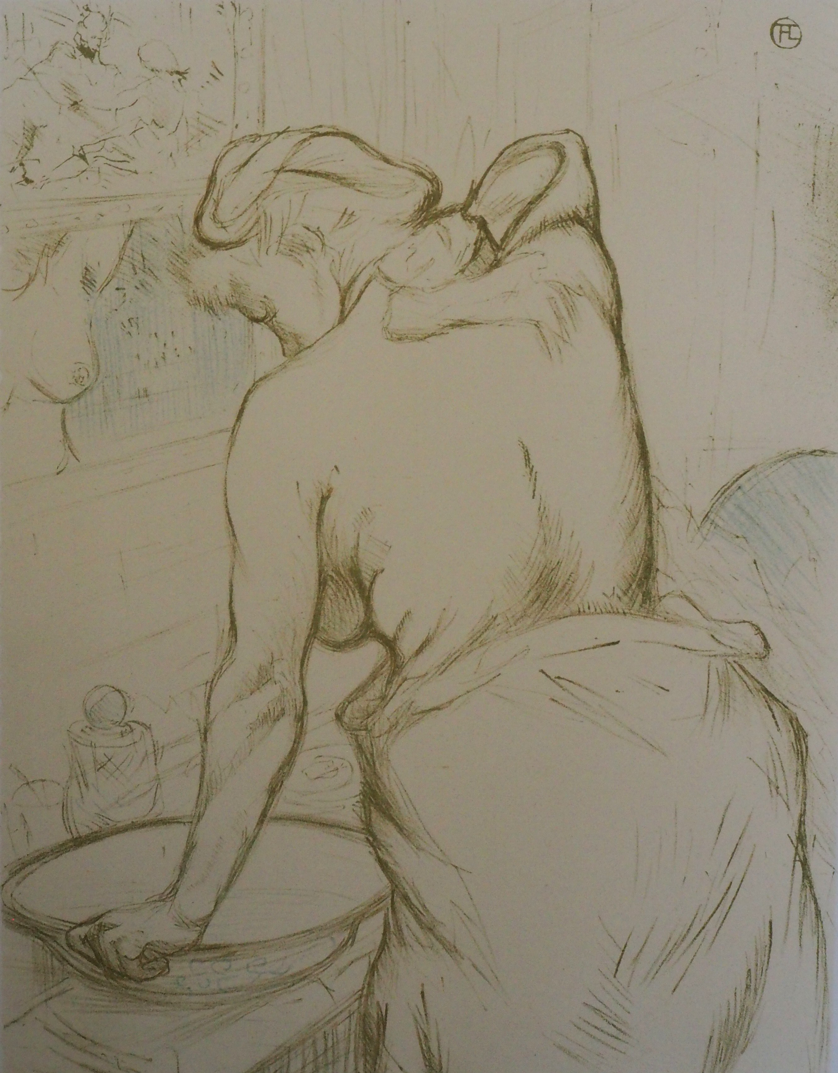 Femme qui se lave - la toilette (1896)