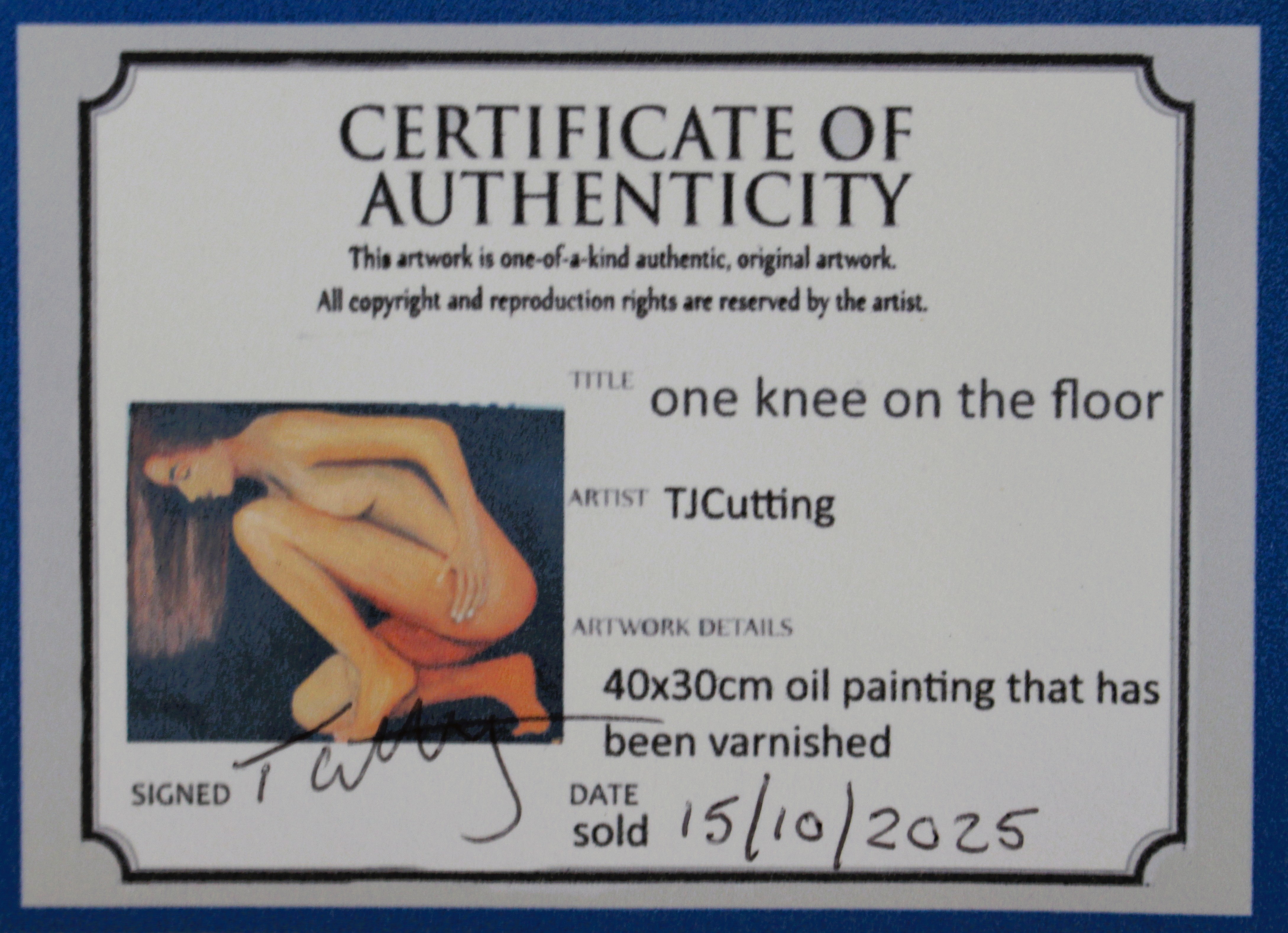 One Knee on the Floor