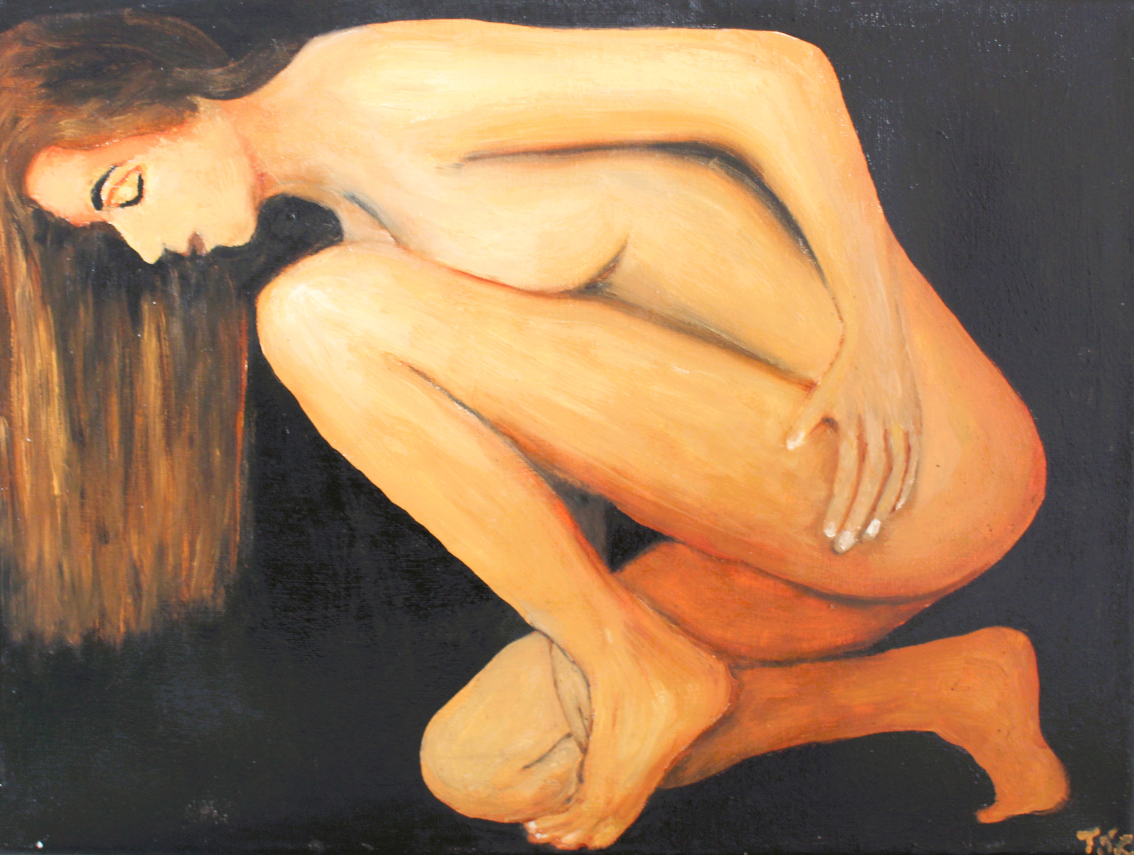 One Knee on the Floor