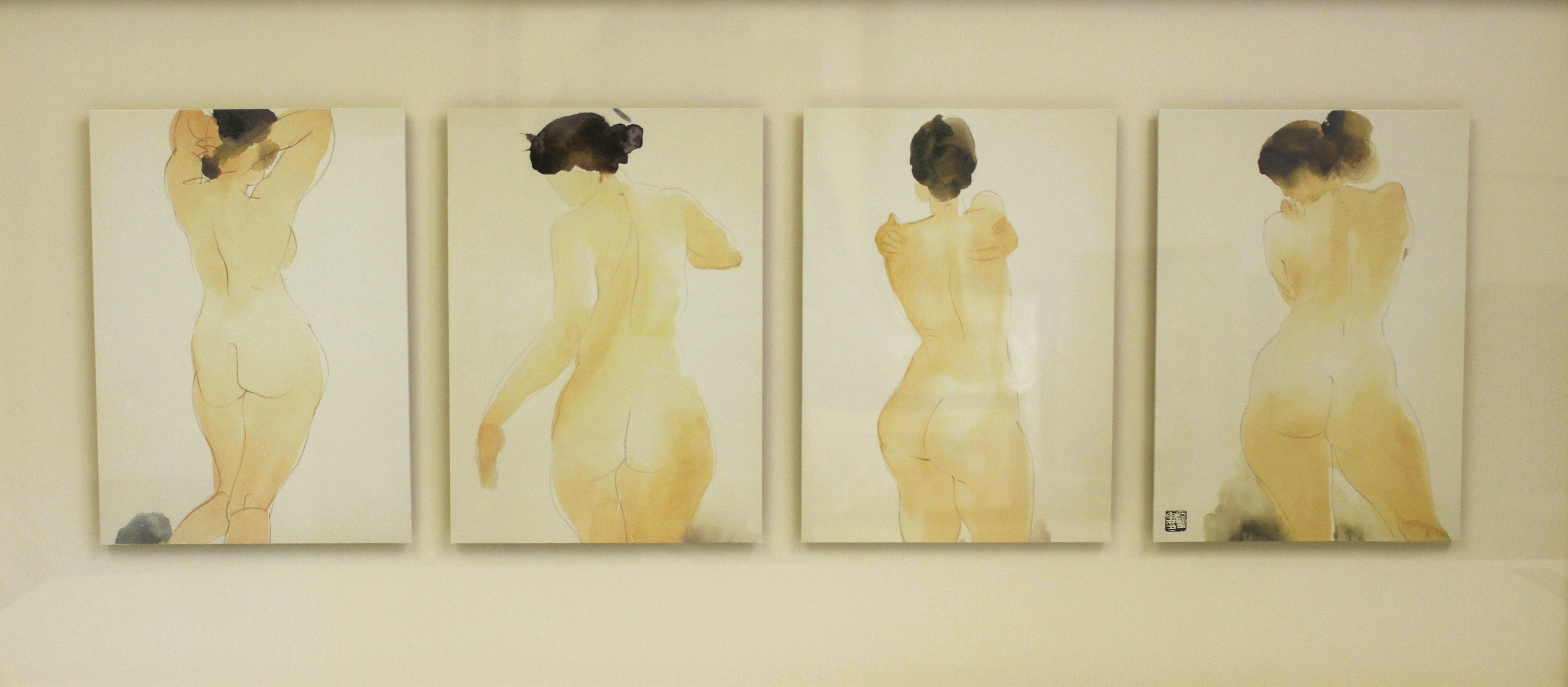 Vintage IKEA Nude Figure Art Prints
