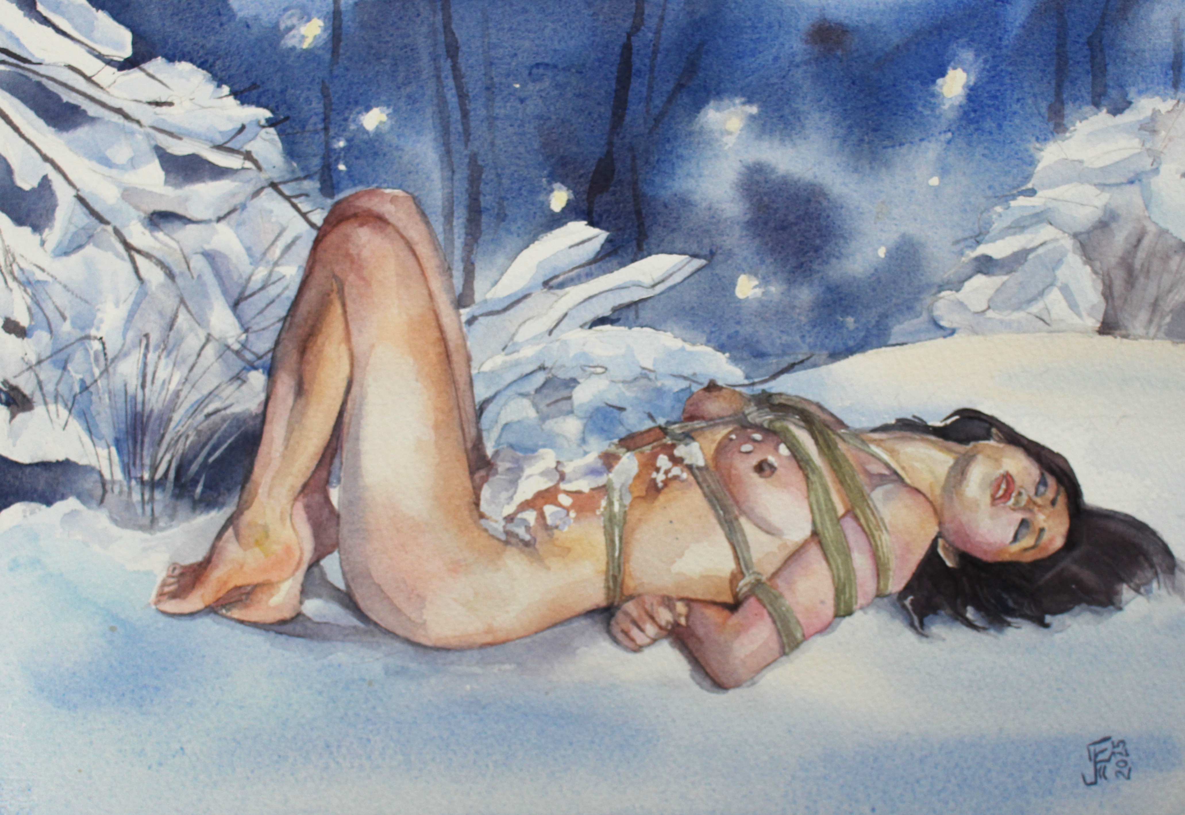 kinbaku-bi (緊縛美; 'the beauty of tight binding'