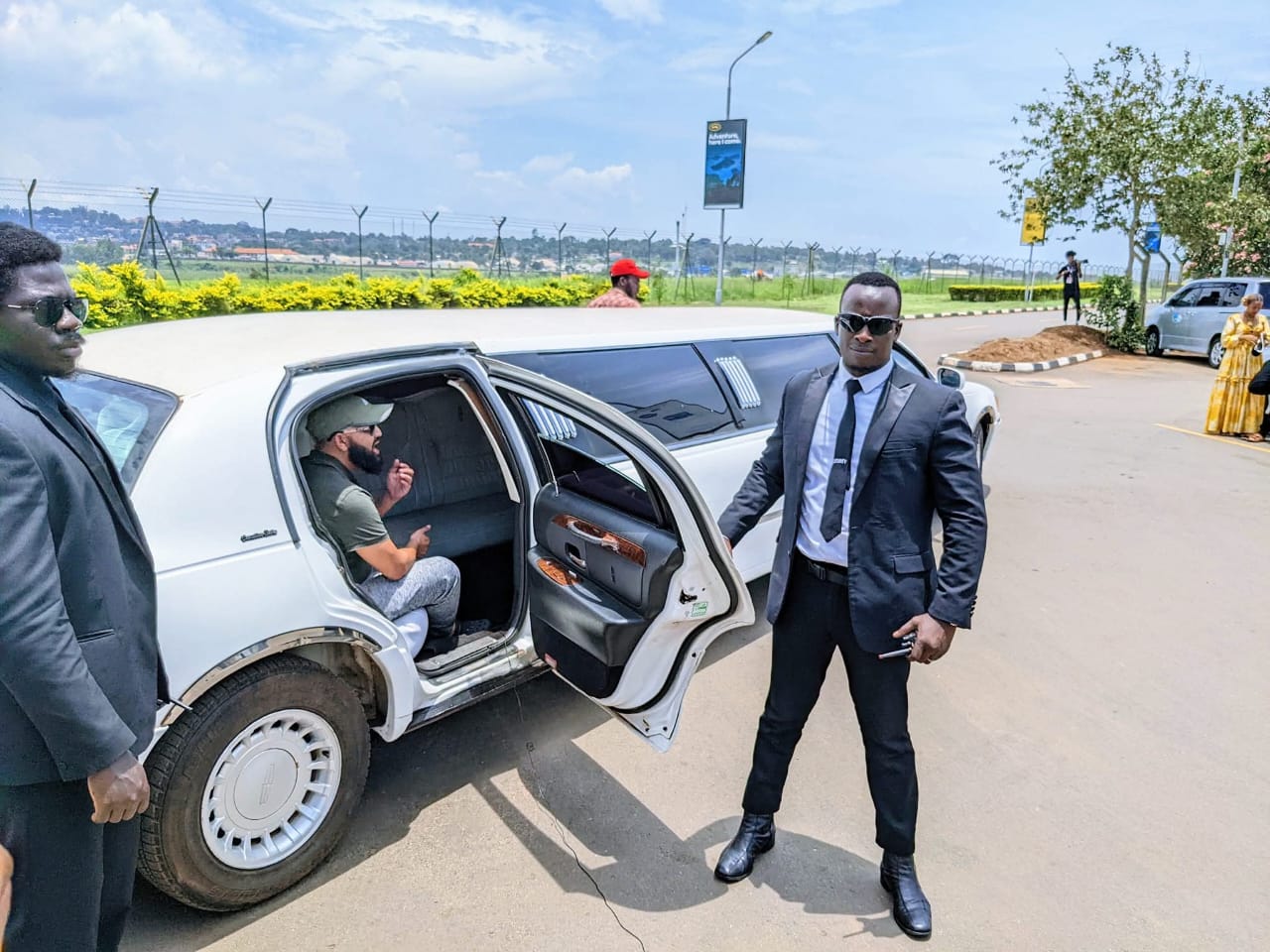 White Stretch Limousine