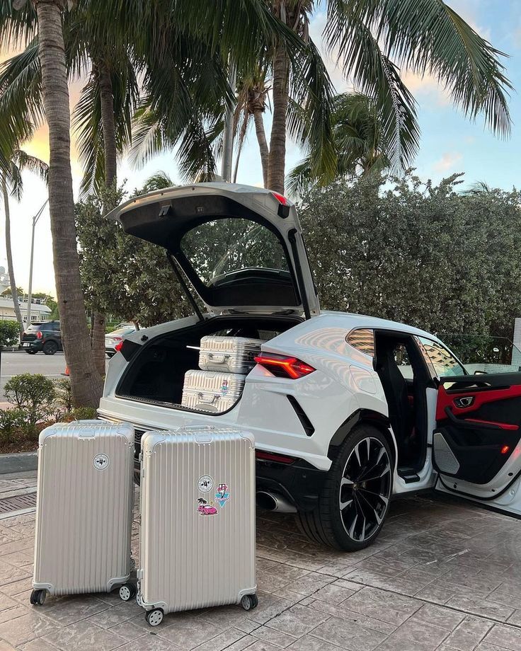 Silver Hard Shell Luggage Set
