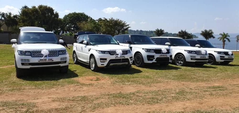 Luxury White Range Rover SUVs
