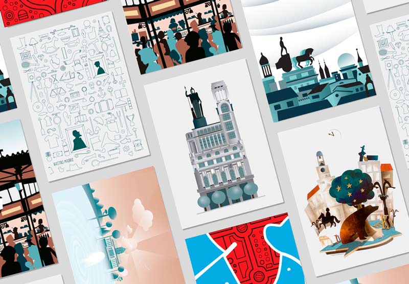 Pack 6 postales