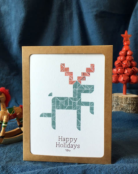 Tarjeta "Happy Hollidays" Reno