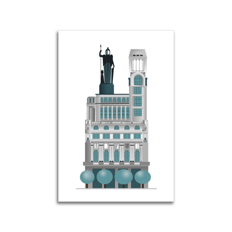 Postal Círculo de Bellas Artes