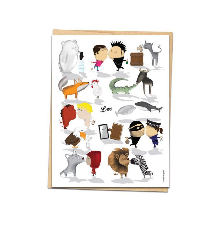 Tarjeta Diferencias & Love