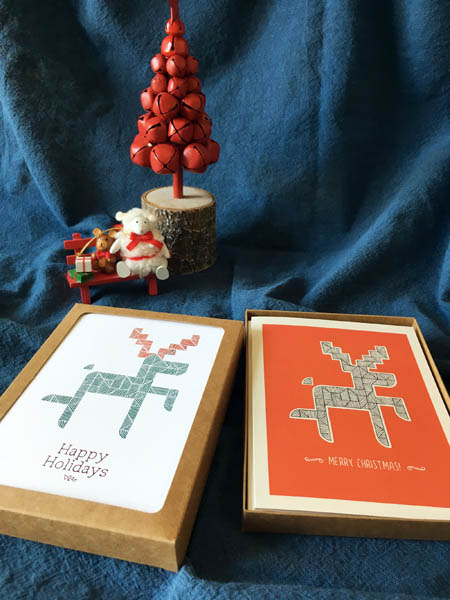 Tarjeta "Happy Hollidays" Reno